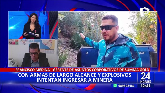 “No parecen mineros ilegales, sino terroristas”, asegura gerente de asuntos corporativos de Summa Gold