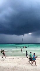 Huracán Beryl en Cancún