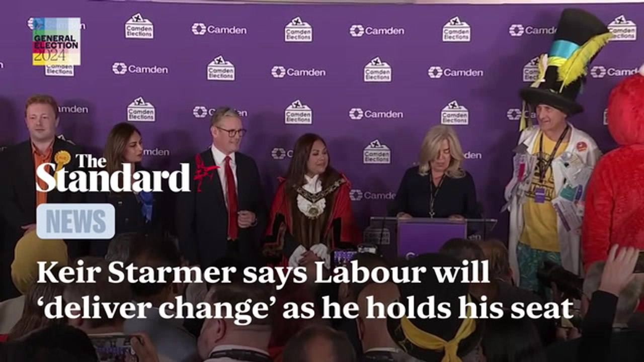 Keir Starmer Says Labour Will 'Deliver Change' As He Holds His Seat