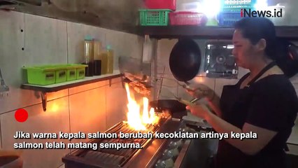 Menggugah Selera, Kuliner Rahang Salmon Bakar Dipadukan dengan Bumbu Khas Bali