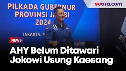AHY Ngaku Belum Pernah Ditawari Jokowi untuk Usung Kaesang di Pilkada 2024