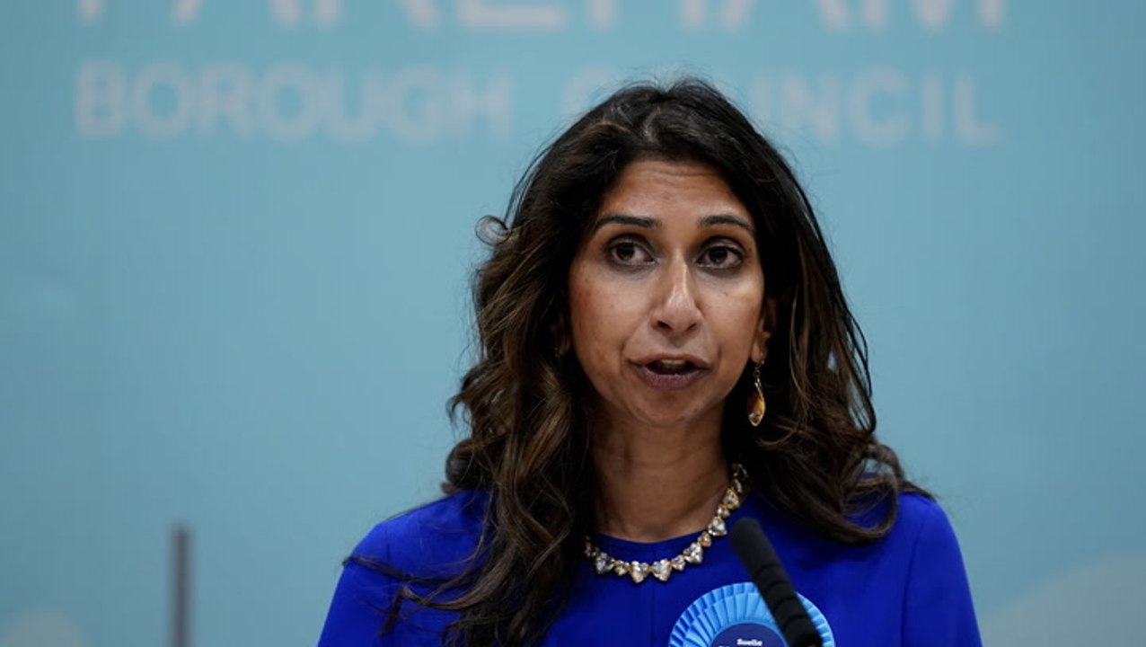 Watch: Suella Braverman apologises for Conservative Party acting ‘entitled’ as she secures seat
