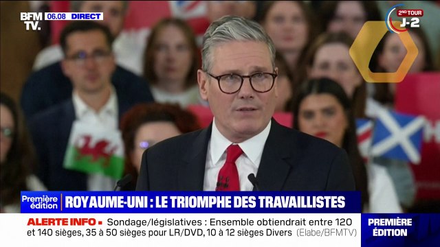 Royaume-Uni: les travaillistes de Keir Starmer ont largement remporté les élections législatives