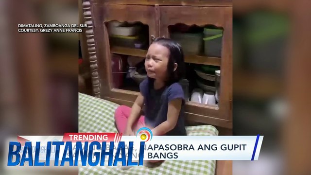 Batang babae, napasobra ang gupit sa sarili niyang bangs | Balitanghali