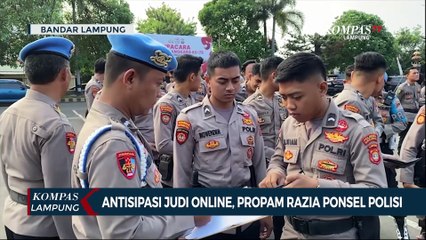 Antisipasi Judi Online,Puluhan Ponsel Polisi Dirazia Propam
