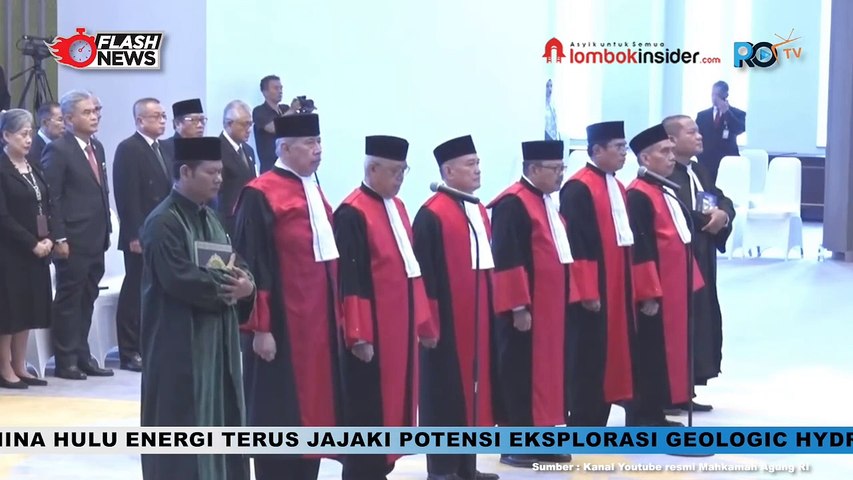 KETUA MАНКАМАН AGUNG LANTIK ENAM ORANG KETUA PENGADILAN TINGGI