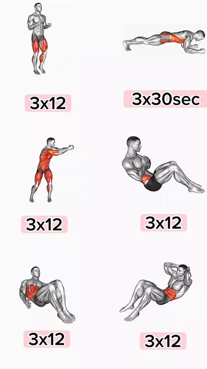Ultimate Core & Chest Workout for Perfect Abs and Sixpack!  #Back #Chest #exercise #Sixpack #shoulder #Abs #pushups #Muscles #workout