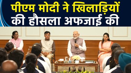 Paris Olympics 2024 के खिलाड़ियों के साथ PM Modi ने की मुलाकात
