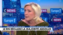 Marine Le Pen : «Gabriel Attal et Emmanuel Macron racontent des mensonges aux Français car sans la France insoumise, il n'y a aucune majorité plurielle possible»