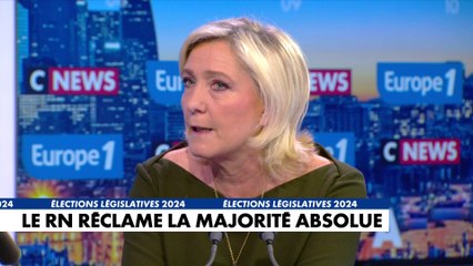 Marine Le Pen : «Gabriel Attal et Emmanuel Macron racontent des mensonges aux Français car sans la France insoumise, il n'y a aucune majorité plurielle possible»