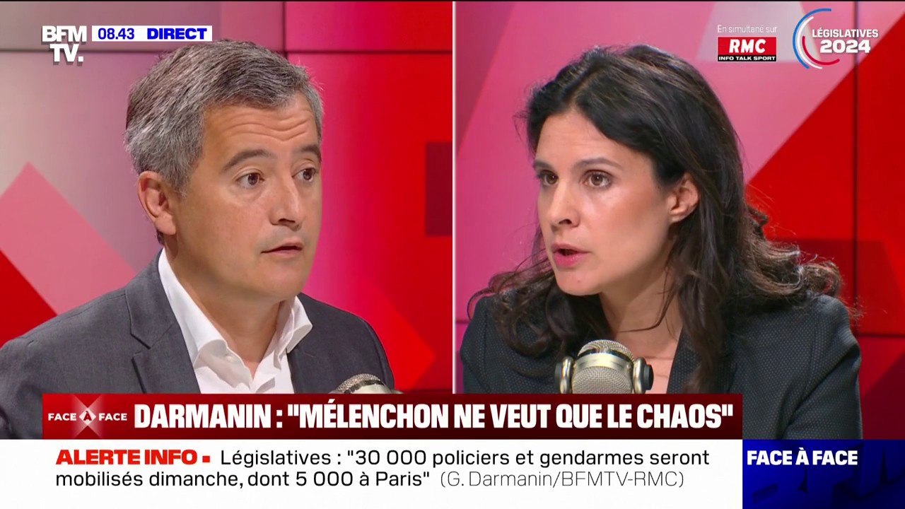 Gérald Darmanin (candidat aux législatives): "Je ne souhaite pas que LFI puisse appeler à voter moi"