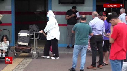 Ortadoğu ülkelerinden günde 21 uçak Trabzon Havalimanı'na iniyor