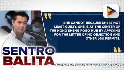 Sen. Gatchalian, tinabla ang ideya na gawing state witness si suspended Bamban Mayor Alice Guo