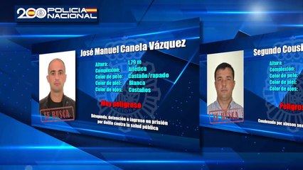 Vídeo con los diez fugitivos buscados por la Policía Nacional.