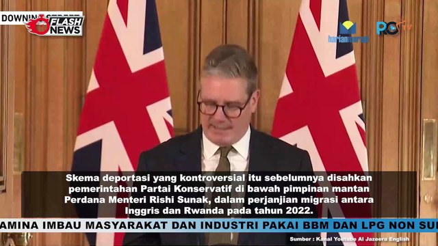 PM Inggris Keir Starmer Akan Hentikan 'Buang' Imigran Gelap ke Rwanda