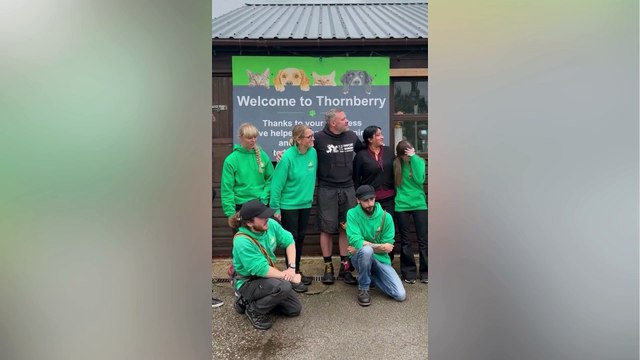 Popstar and activist Will Young visits Thornberry Animal Sanctuary in Rotherham