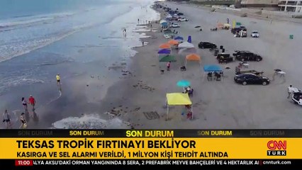 Teksas tropik fırtınayı bekliyor