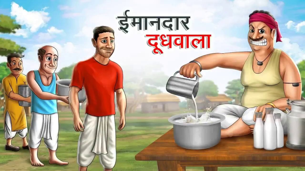 ईमानदार दूधवाला | IMAANDAAR DOODHWALA | HINDI KAHANI