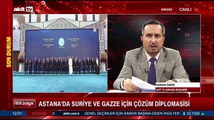 Astana'da Suriye ve Gazze için çözüm diplomasisi