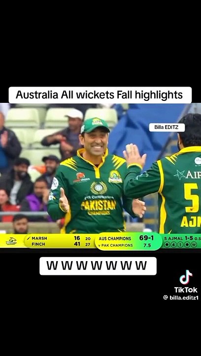WCL Pak vs Australia Highlights