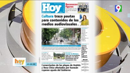Titulares de prensa dominicana viernes 05 de julio2024 | Hoy Mismo