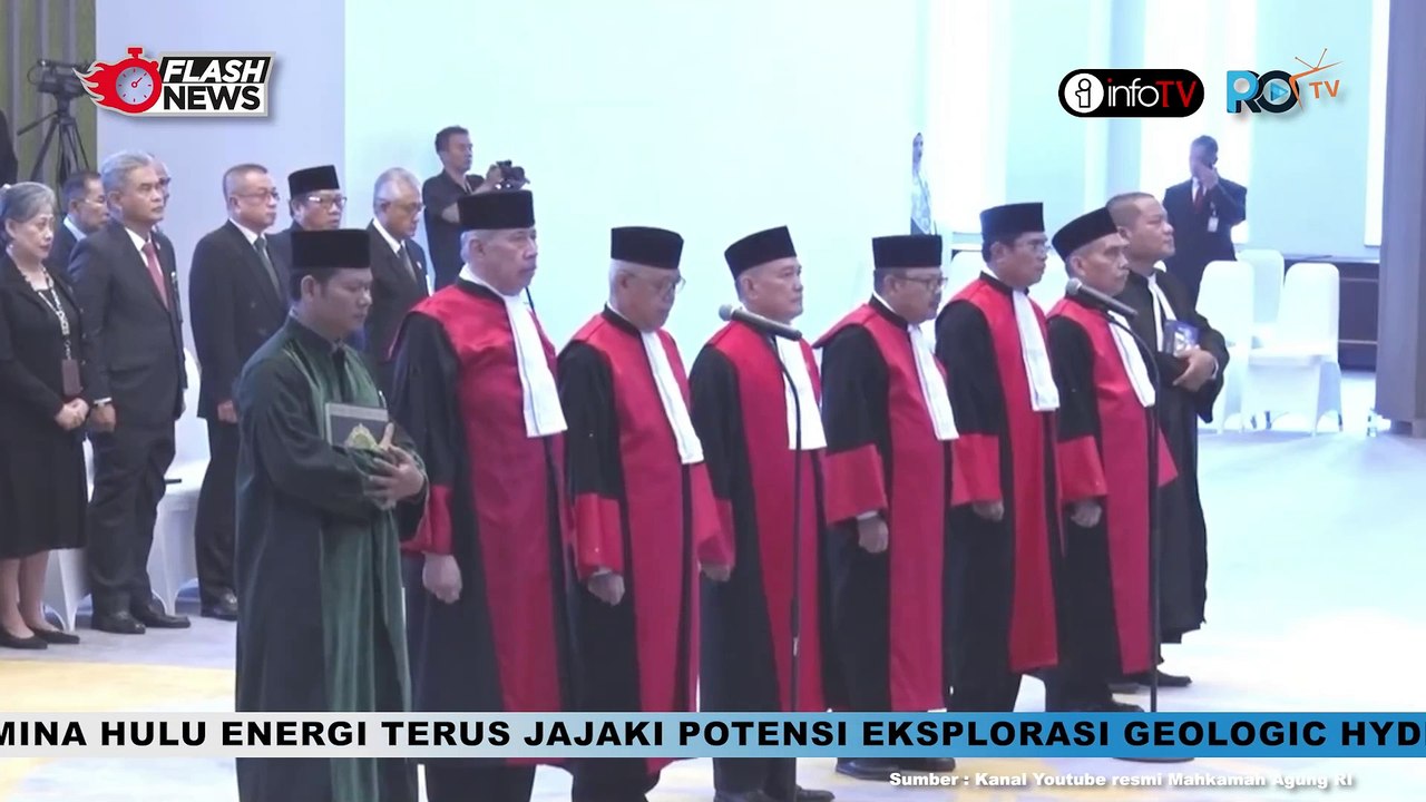 KETUA MAHKAMAH AGUNG LANTIK ENAM ORANG KETUA PENGADILAN TINGGI
