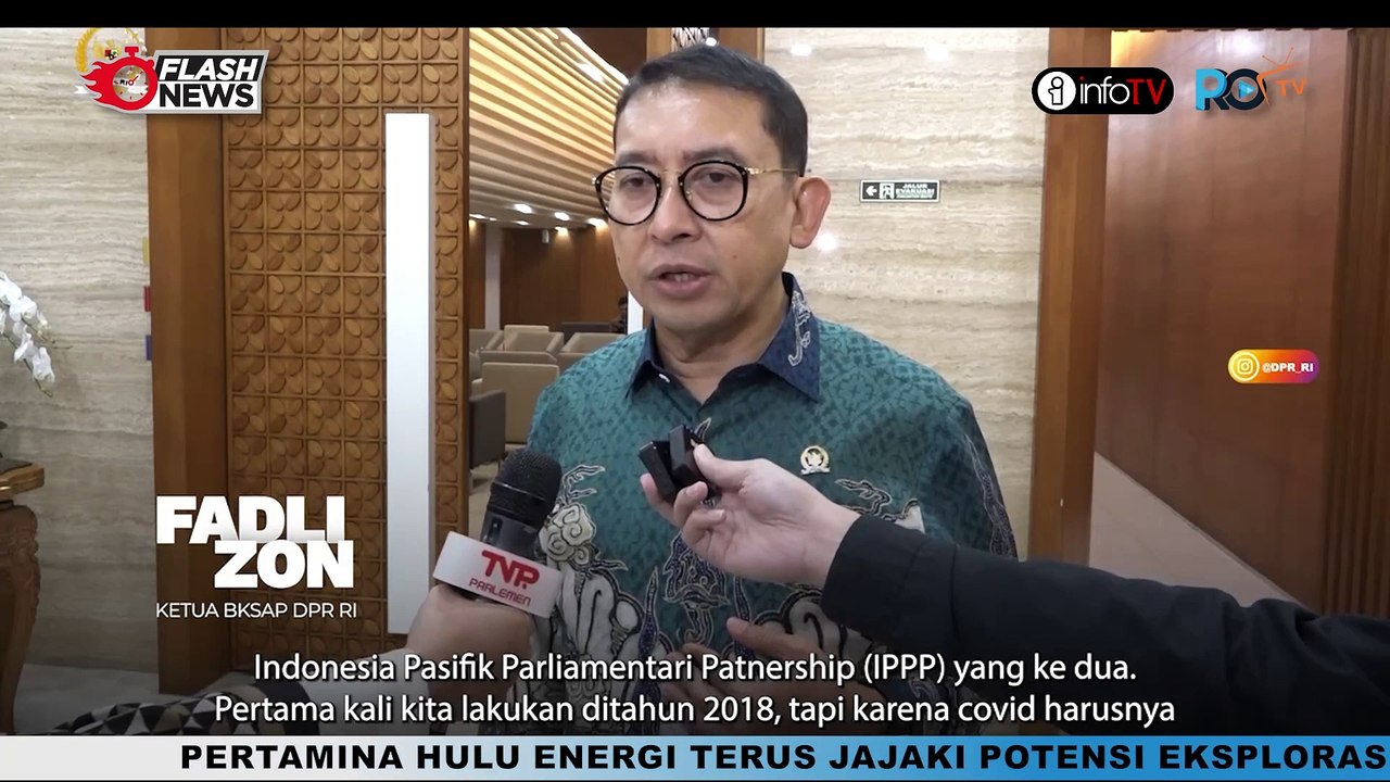 DPR SIAP GELAR PERTEMUAN KEDUA IPPP DENGAN NEGARA PASIFIK 24-26 JULI 2024 MENDATANG