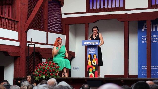 Irene Pardo corta la cinta del Festival de Teatro Clásico de Almagro