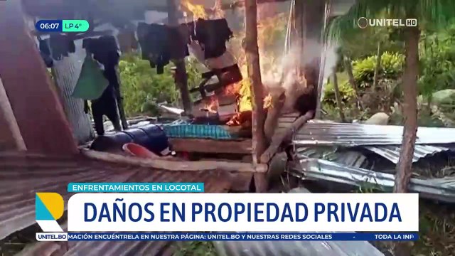 Dos personas fueron arrestadas tras enfrentamientos en Locotal por presuntos avasallamientos