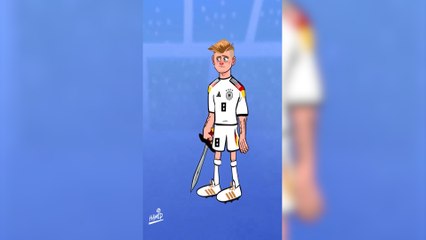 Recrean en dibujos los enfrentamientos de selecciones: no puede ser más real lo que siente el madridismo