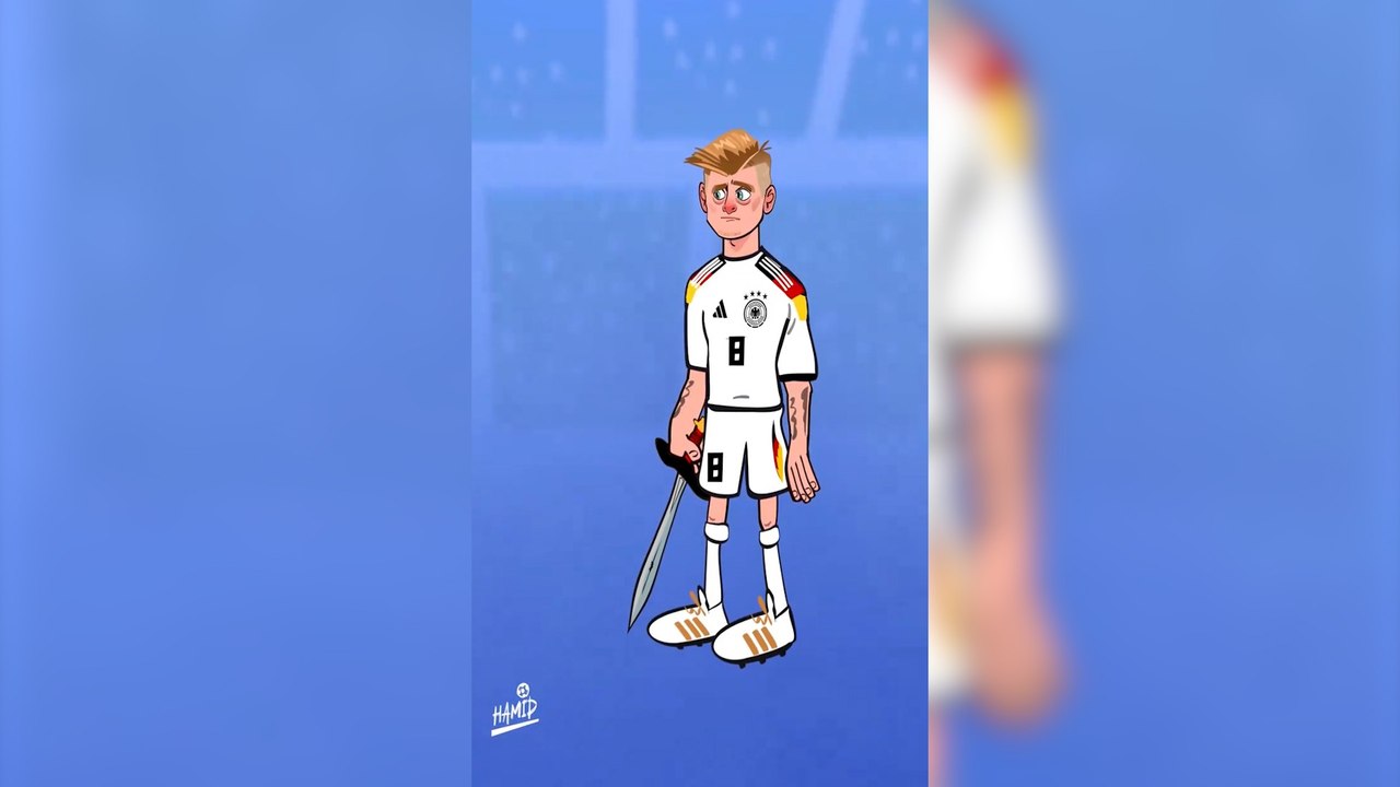 Recrean en dibujos los enfrentamientos de selecciones: no puede ser más real lo que siente el madridismo