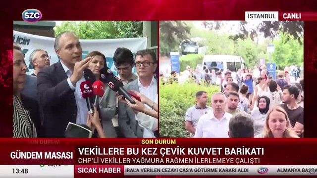 CHP'li Vekillerden Boğaziçi Üniversitesi önünde açıklama