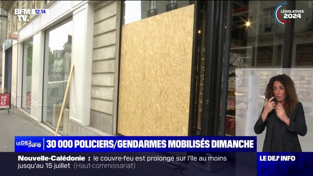 Dispositif de sécurité renforcé, commerces barricadés...Le risque de débordements à l'issue des législatives inquiète