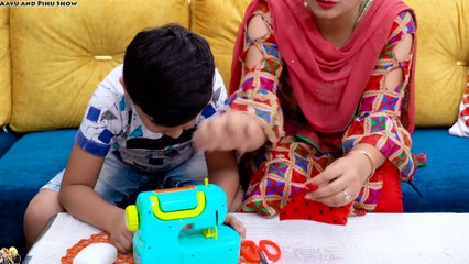 AAYU KA MASK - Make your own mask at home DIY - Aayu and Pihu Show