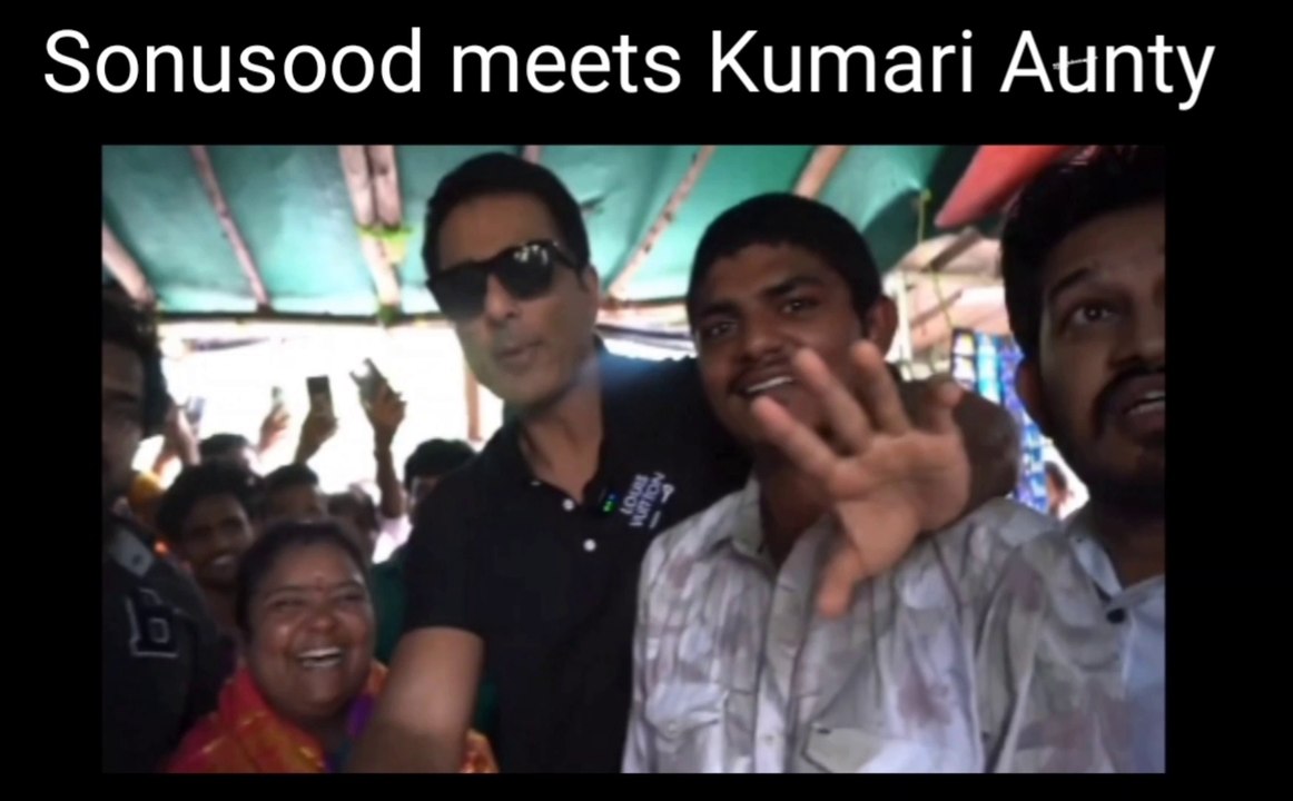 Sonusood meets Kumari Aunty