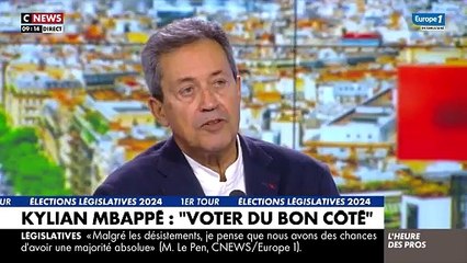 "Personne n'ose lui rentrer dans la gueule" : Pascal Praud atomise Kylian Mbappé dans "L'heure des pros" après ses déclarations contre le RN