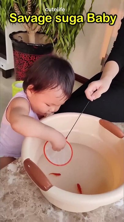 Future kids#cute baby stunts