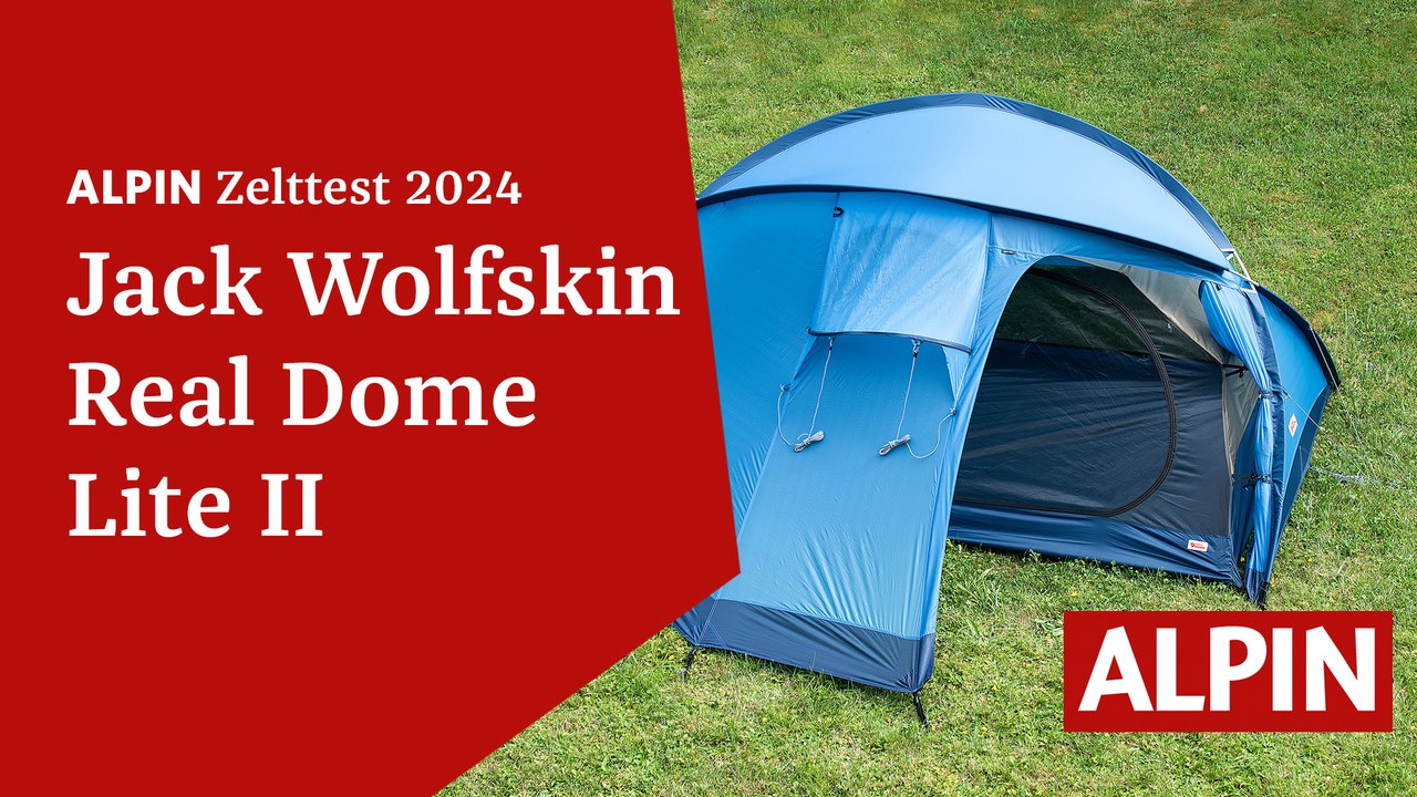 Produkttest jack wolfskin real dome lite 2 | alpin - das bergmagazin