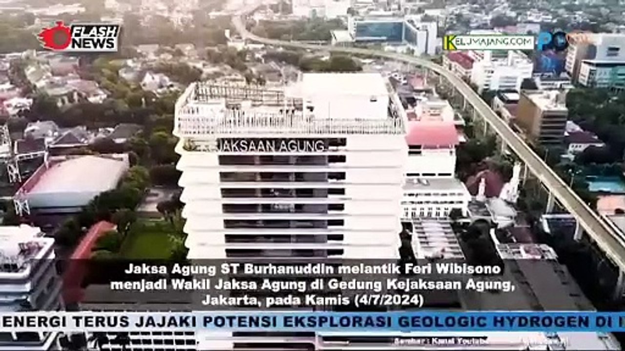 Feri Wibisono Resmi dilantik Jadi Wakil Jaksa Agung