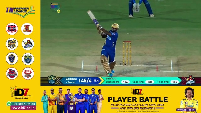 Shriram Capital TNPL 2024 Tamil Nadu Premier League- ID7 Cricket