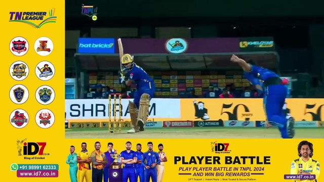 Shriram Capital TNPL 2024 Tamil Nadu Premier League- ID7 Cricket