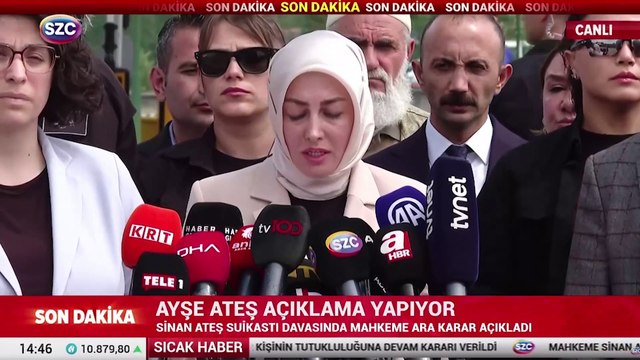 Ayşe Ateş ara karar ateş püskürdü