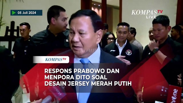Respons Prabowo dan Menpora Dito soal Desain Jersey Merah Putih Karya Didit Hediprasetyo