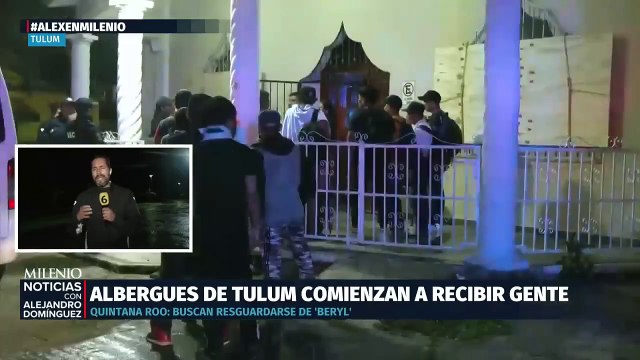 Comienzan las primeras lluvias antes de la llegada del huracán Beryl en Quintana Roo