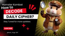 How to decode daily cipher | Hamster Kombat daily cipher | Hamster Kombat daily combo.