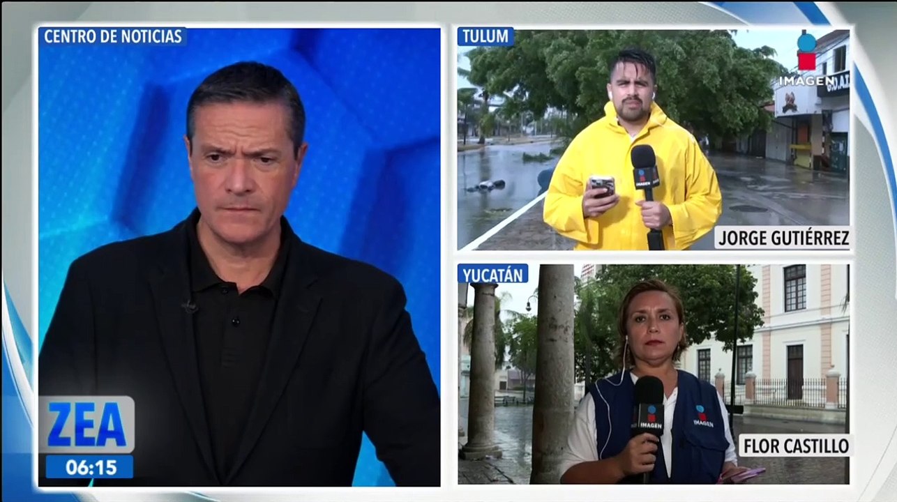 El huracán Beryl toca tierra en Tulum, Quintana Roo; así luce la avenida Tulum