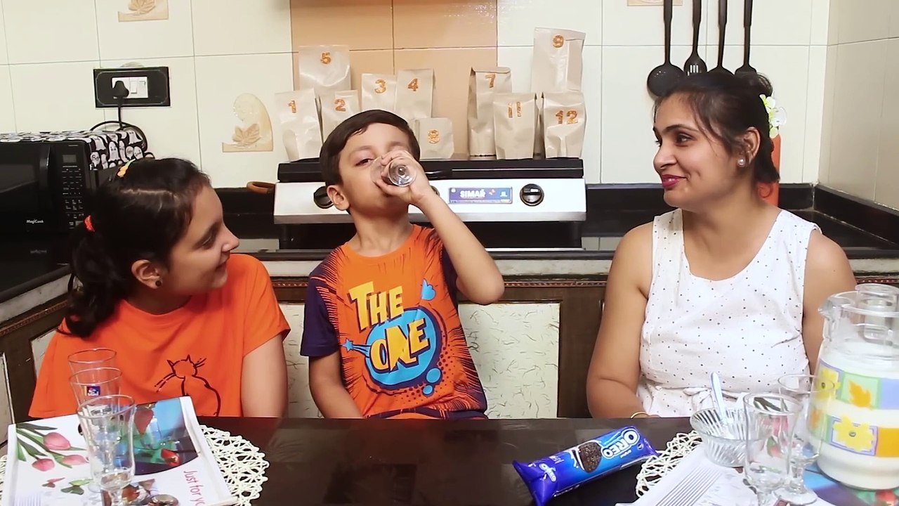 MORAL STORY FOR KIDS DOODH MILK CHALLENGE Fun Kids Bloopers Aayu