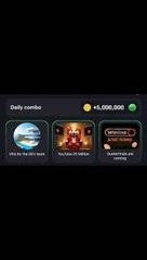 Hamster Kombat Daily Combo Cards +5,000,000