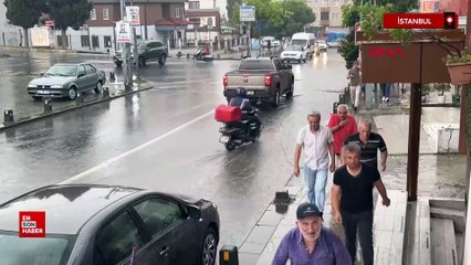 İstanbullular yağmura hazırlıksız yakalandı