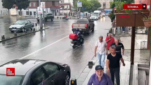 İstanbullular yağmura hazırlıksız yakalandı